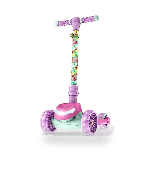 Character Kids Kick Scooter with LED Lights and Light-Up Wheels — Push Scooters, Jetson
