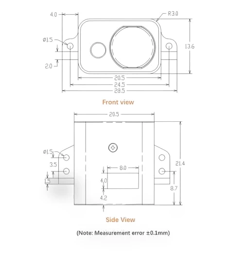 Laser Ranging Sensor for Drones & Robots, 50m Range, High-Precision, dToF Technology — Drones & UAV Technology, Shenzhen Ruijie Innovation Technology Co.,Ltd