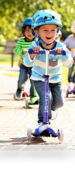 Mini Deluxe Three Wheeled Scooter for Kids — Balance Bikes, Micro