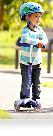 Mini Deluxe Three Wheeled Scooter for Kids — Balance Bikes, Micro