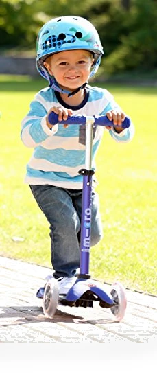 Mini Deluxe Three Wheeled Scooter for Kids — Balance Bikes, Micro