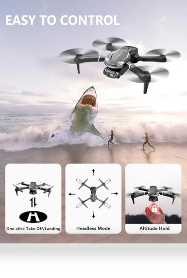 Mini Drone with Camera, 1080P FPV, 3 Batteries, Remote Control — Drones, FLYVISTA