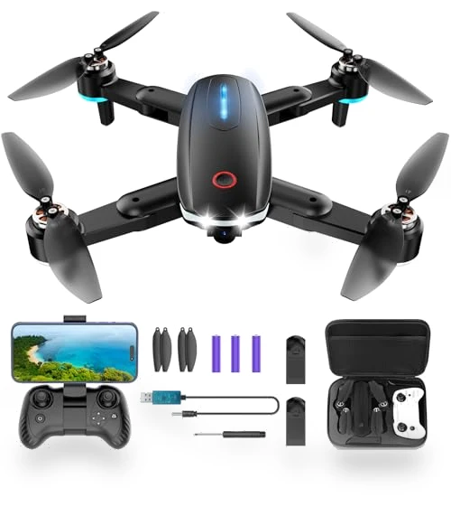 Mini Drone with 1080P HD FPV Camera, Brushless Motor, Foldable Design — Drones, ALTITACO