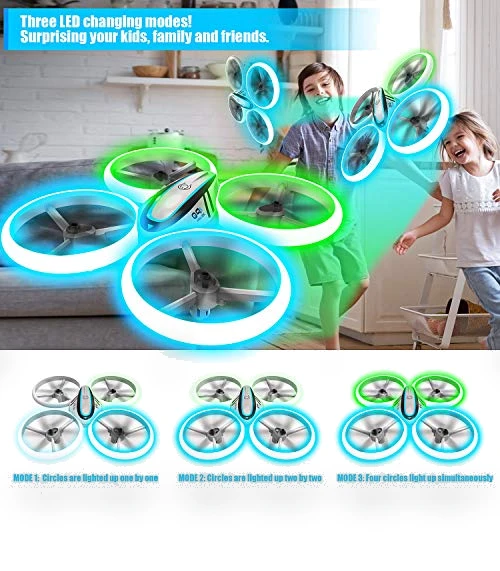 RC Drone with Altitude Hold and Headless Mode for Kids — Interactive Figures & Robots, HASAKEE