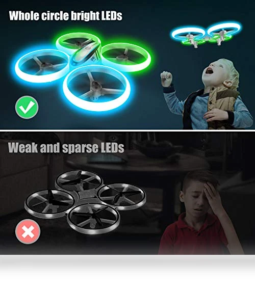 RC Drone with Altitude Hold and Headless Mode for Kids — Interactive Figures & Robots, HASAKEE