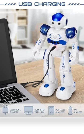 Gesture & Sensing Programmable Remote Control Smart Robot Toy for Kids — Interactive Figures & Robots, KingsDragon