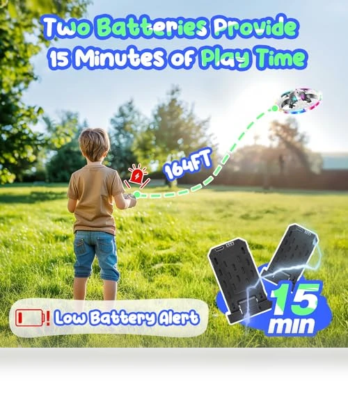 Foam Drone RC UFO for Kids and Beginners with Auto Hovering and Lights — Drones & UAV Technology, HOLYFUN