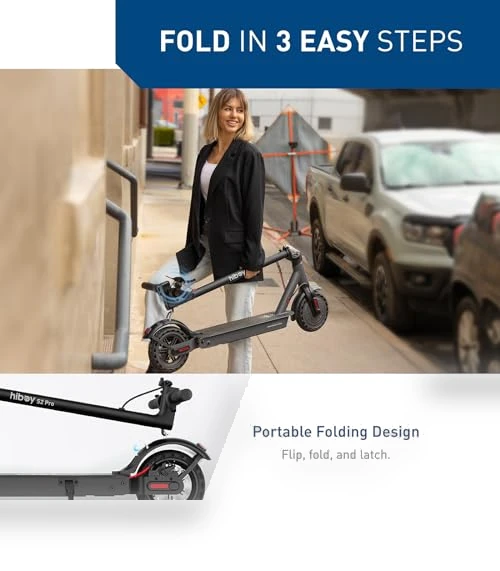 Electric Scooter for Adults, 500W Motor, 10" Solid Tires, 25-40.4 Miles Range — Electric Vehicles, Hiboy