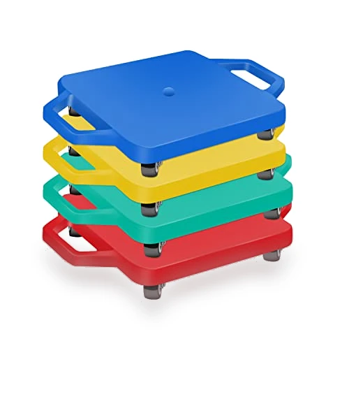 Kids Sports Scooter Board with 360-Degree Wheels and Handles — Kids' Bikes, tujol