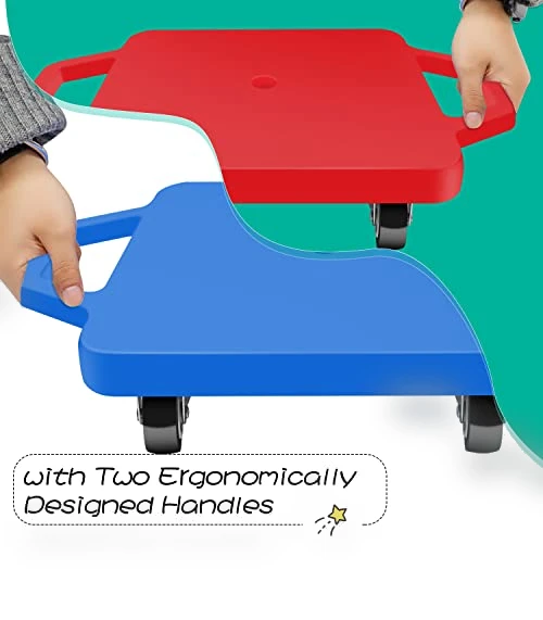 Kids Sports Scooter Board with 360-Degree Wheels and Handles — Kids' Bikes, tujol