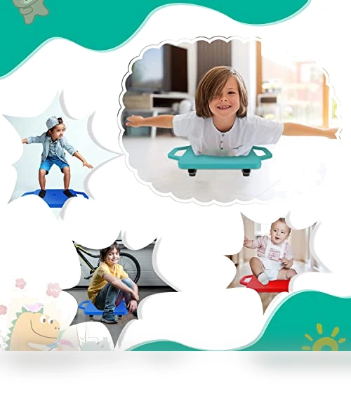 Kids Sports Scooter Board with 360-Degree Wheels and Handles — Kids' Bikes, tujol