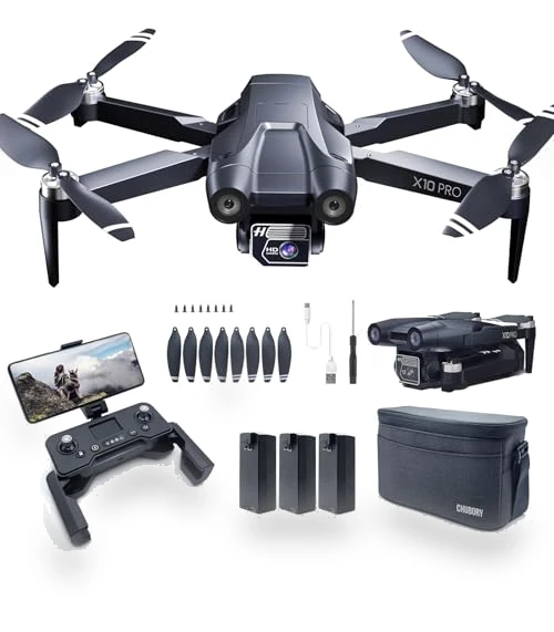 X10 PRO GPS Drone with Camera 4K UHD, 90 Min Flight Time, 3280 FT Range — Drones, CHUBORY