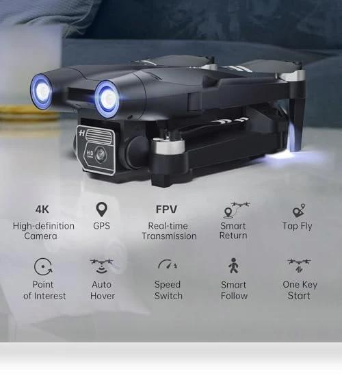 X10 PRO GPS Drone with Camera 4K UHD, 90 Min Flight Time, 3280 FT Range — Drones, CHUBORY
