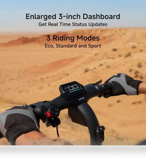 Electric Scooter for Adults with Dual Suspension and Flash Charge — Electric Self-Balancing Scooters, Segway