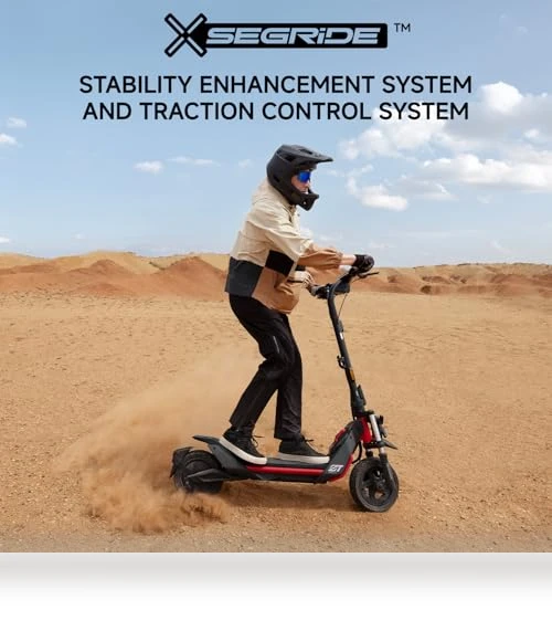 Electric Scooter for Adults with Dual Suspension and Flash Charge — Electric Self-Balancing Scooters, Segway