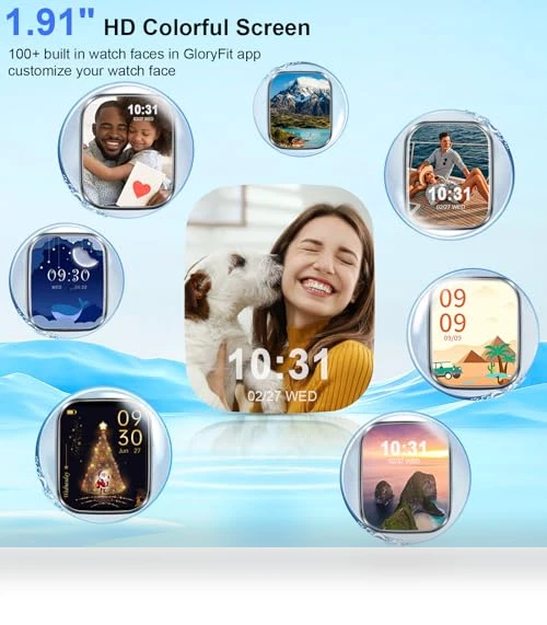 1.91" Smartwatch with Bluetooth Calls, Fitness Tracker, 110+ Sport Modes — Smartwatches, Matast