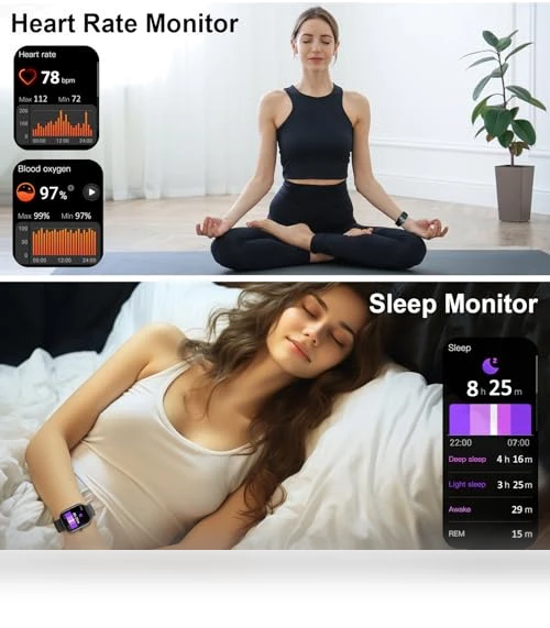 1.91" Smartwatch with Bluetooth Calls, Fitness Tracker, 110+ Sport Modes — Smartwatches, Matast