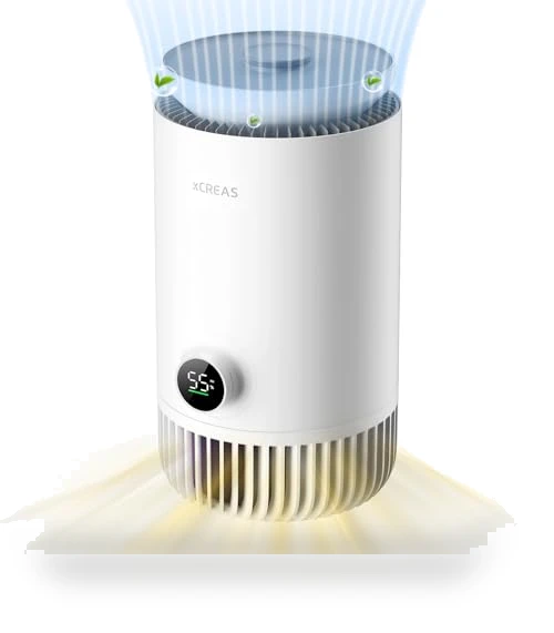 2 in 1 Evaporative Humidifier and HEPA Air Purifier Combo for Bedroom — Air Moisturizers, xCREAS