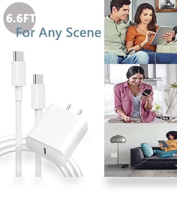 20W USB C Fast Charger with Cable for Pixel & Android Phones — Charging Solutions