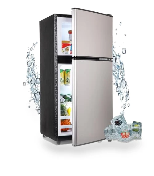 3.6 Cu. Ft. Mini Refrigerator with Freezer, Compact Fridge for Dorm, Apartment, Office — Mini Fridges, Zyerch