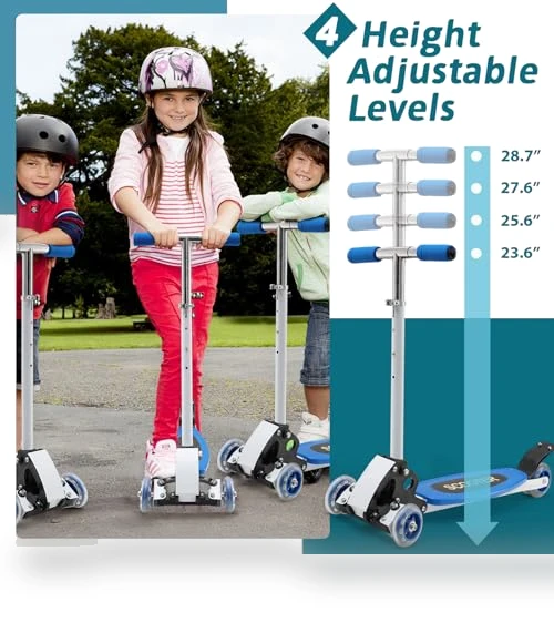3 Wheel Kick Scooter for Kids Ages 8-12 — Electric Vehicles, CALCHELE
