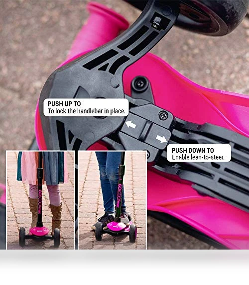 3 Wheel Scooter for Kids with Adjustable Handlebar - Perfect for Ages 3-10 — Electric Vehicles, New Bounce
