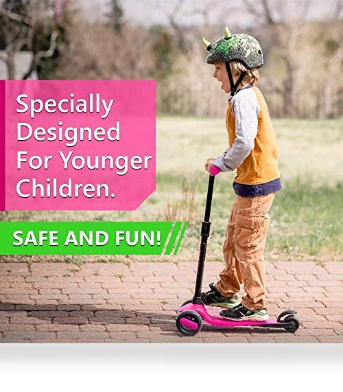3 Wheel Scooter for Kids with Adjustable Handlebar - Perfect for Ages 3-10 — Electric Vehicles, New Bounce