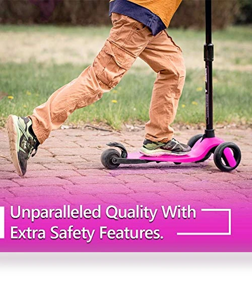 3 Wheel Scooter for Kids with Adjustable Handlebar - Perfect for Ages 3-10 — Electric Vehicles, New Bounce