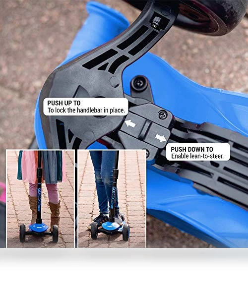 3 Wheel Scooter for Kids with Adjustable Handlebar - Perfect for Toddlers Ages 3-10 — Balance Bikes, New Bounce