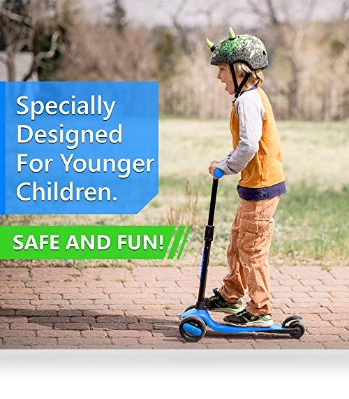 3 Wheel Scooter for Kids with Adjustable Handlebar - Perfect for Toddlers Ages 3-10 — Balance Bikes, New Bounce