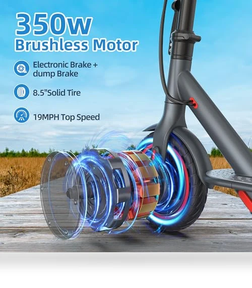 350W Electric Scooter for Adults with APP Control — Push Scooters, Joyhis