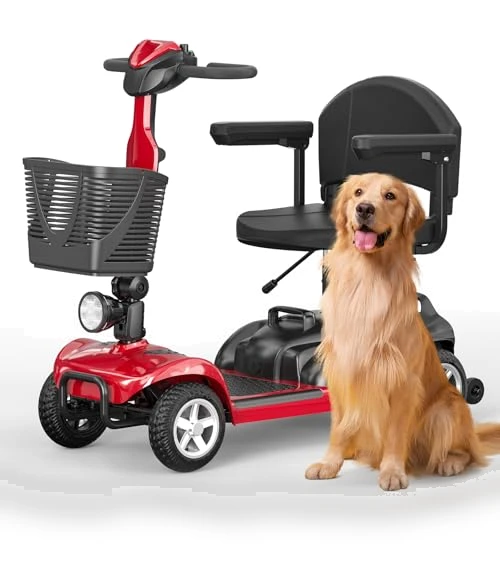 All-Terrain 4-Wheel Mobility Scooter with Electromagnetic Braking System — Mobility Scooters, Spacewalk