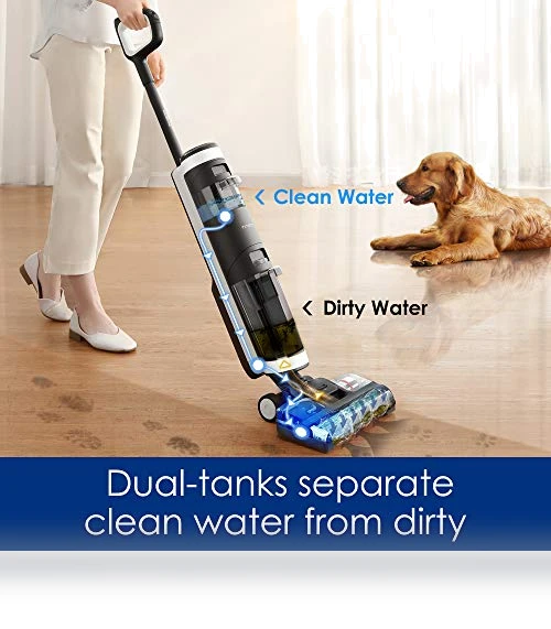 Cordless Hardwood Floors Cleaner, Lightweight Wet Dry Vacuum Cleaner for Multi-Surface Cleaning — Vacuums, Tineco