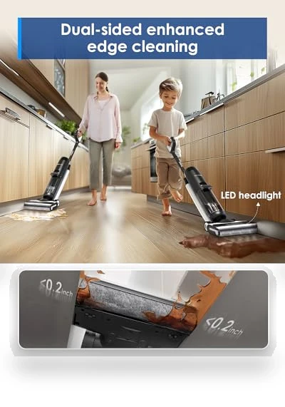 Cordless Wet Dry Vacuum Cleaner with Self-Cleaning, Smart Mop for Hard Floors — Vacuums, Tineco