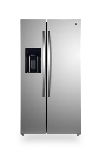 Counter-Depth Side Refrigerator/Freezer with Water Dispenser, Ice Maker, Stainless Steel — Cooling Solutions, Kenmore