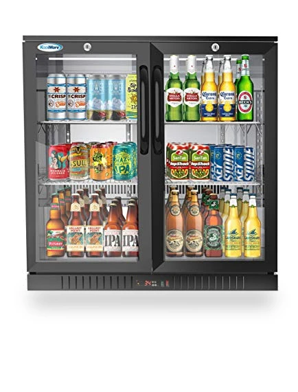 Double Door Refrigerator, Black, 7.4 Cubic Feet — Cooling Solutions, KoolMore
