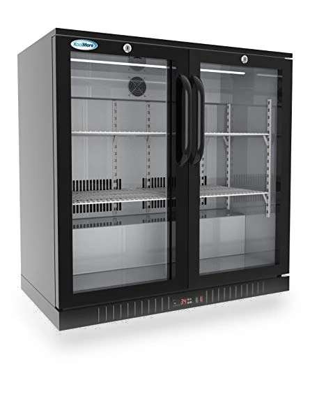 Double Door Refrigerator, Black, 7.4 Cubic Feet — Cooling Solutions, KoolMore