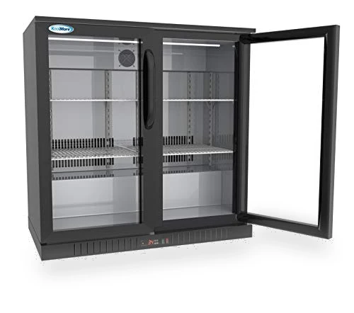 Double Door Refrigerator, Black, 7.4 Cubic Feet — Cooling Solutions, KoolMore