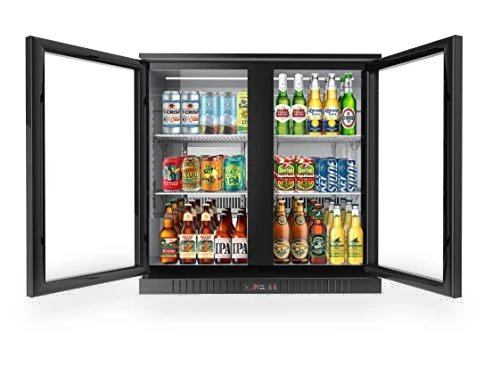 Double Door Refrigerator, Black, 7.4 Cubic Feet — Cooling Solutions, KoolMore