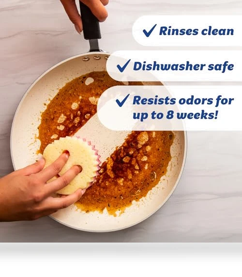 Dual-Sided Kitchen Sponges - Non-Scratch Cleaning Sponges for Dishes, Bathroom & Multi-Surface — Sponges, Scrub Daddy