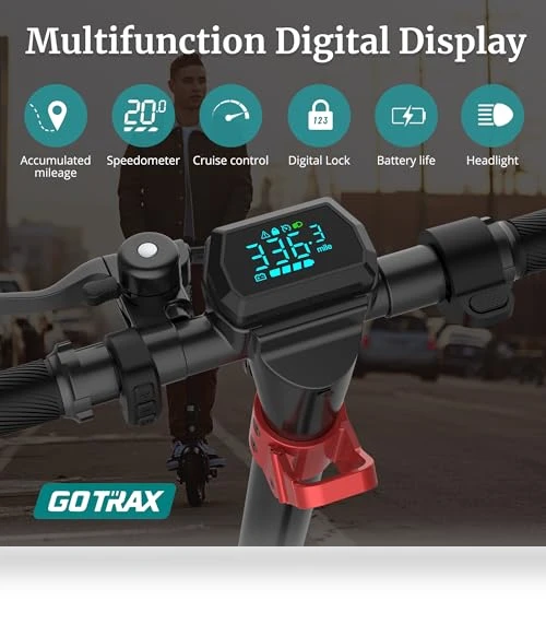 Electric Scooter for Adults, 500-650W Motor, 10-11" Tires, 25-45 Miles Range, 20-38MPH Speed, Foldable — Electric Vehicles, Gotrax