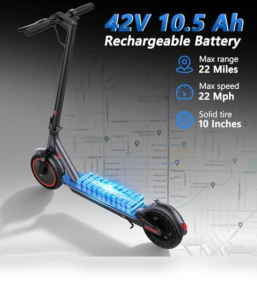 Electric Scooter for Adults with Dual Suspension and APP Control — Electric Vehicles, MAXSHOT