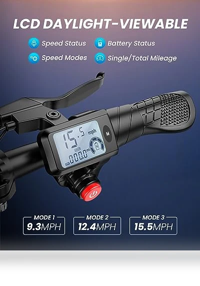 Electric Scooter for Adults with Seat, 20-25 Miles Range, 450W Motor — Electric Self-Balancing Scooters, Gyroor