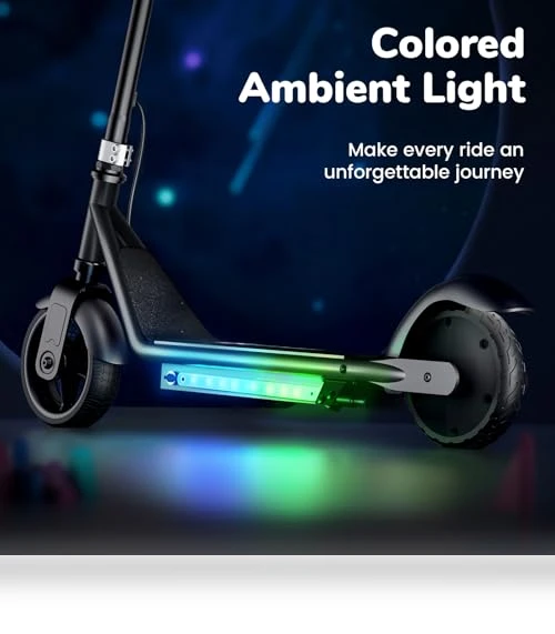 Electric Scooter for Kids Ages 6-12, 150W Motor, LED Display, 3 Speeds Adjustable — Electric Vehicles, iScooter