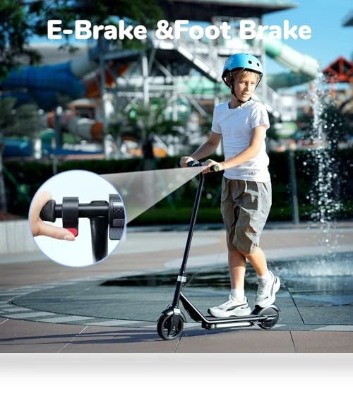 Electric Scooter for Kids Ages 6-12, 150W Motor, LED Display, 3 Speeds Adjustable — Electric Vehicles, iScooter