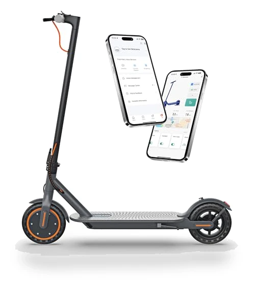 Electric Scooter with 350W Motor, 21 Miles Range, 19 Mph Top Speed — Push Scooters, VOLPAM
