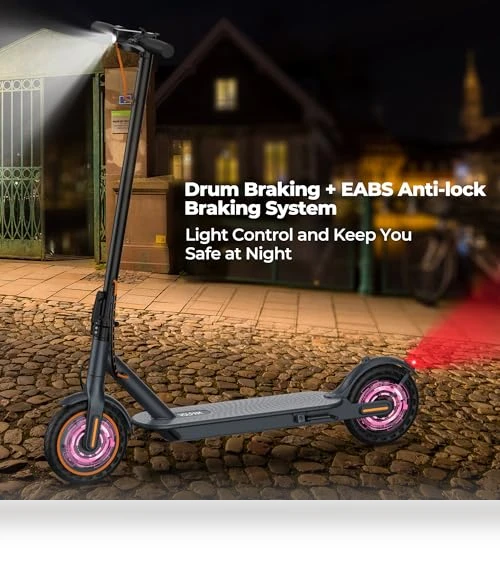 Electric Scooter with 350W Motor, 21 Miles Range, 19 Mph Top Speed — Push Scooters, VOLPAM