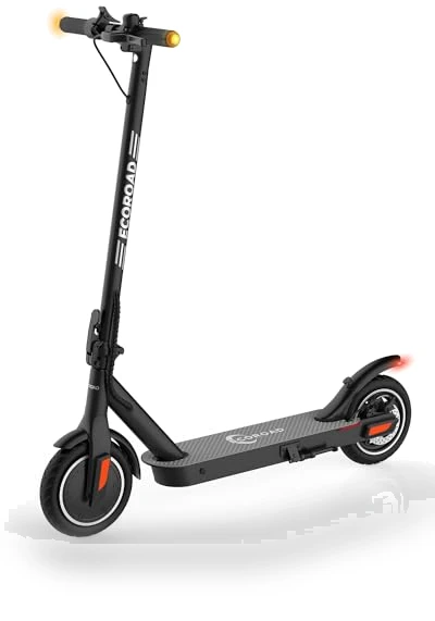 Electric Scooter with Turn Signals, 19 MPH Max Speed, 15 Miles Range — Push Scooters, ECOROAD