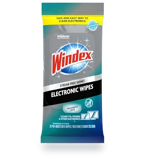 Electronic Cleaning Wipes for Screens, 25 Count — Cleaning & Repair, Windex