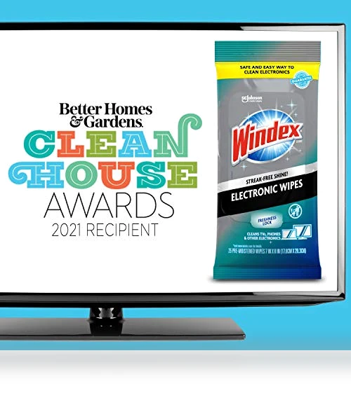 Electronic Cleaning Wipes for Screens, 25 Count — Cleaning & Repair, Windex